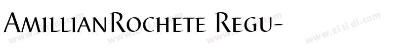 AmillianRochete Regu字体转换